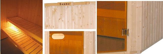 Finská sauna Basic - detaily