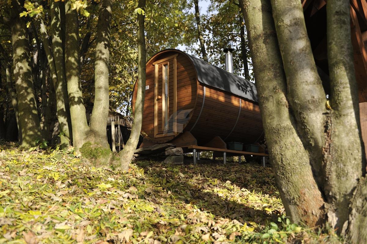 Sudová sauna - umístění u zákazníka v lese