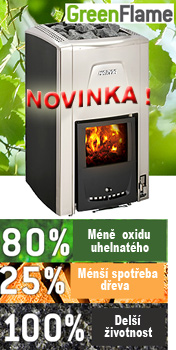 Green flame saunov� kamna novinka