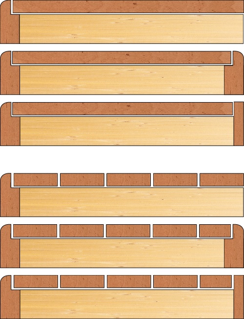 Bon pohled - konstrukce lavic do sauny